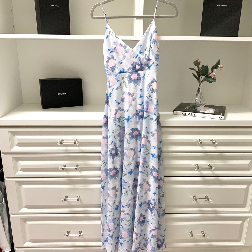 Lulus floral Maxi dress